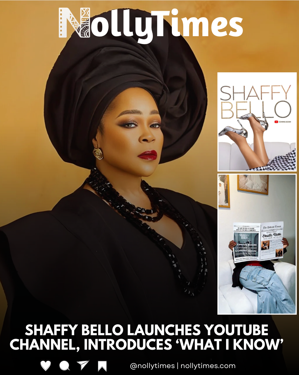 Shaffy Bello Launches YouTube Channel, Introduces 'What I Know'