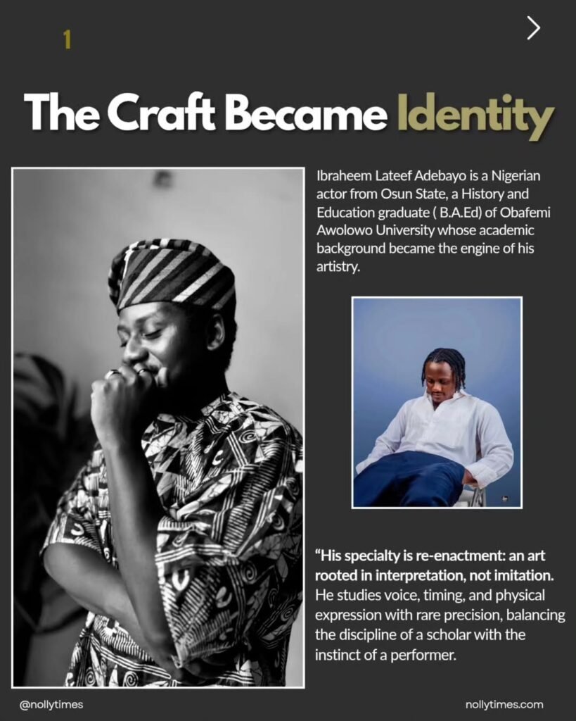 He Did Not Wait for a Role. He Built His Own Lane — The Rise of Ibraheem Lateef Adebayo